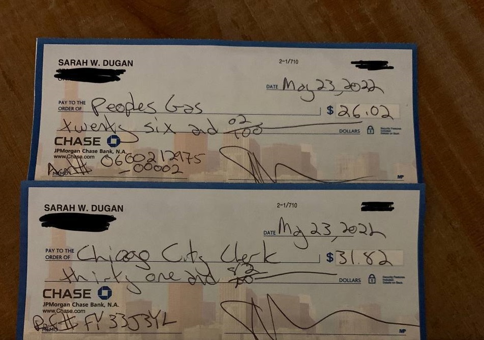 CHASE BANK DEPOSIT CHECK | $2000 – $5000